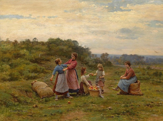 Художник Cesar Pattein (1850 – 1931). Счастливая сельская жизнь