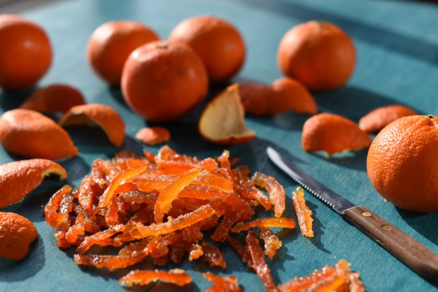 цукаты из мандариновых корок