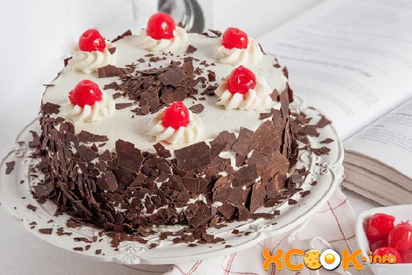 Немецкий классический торт Черный лес готов классический торт