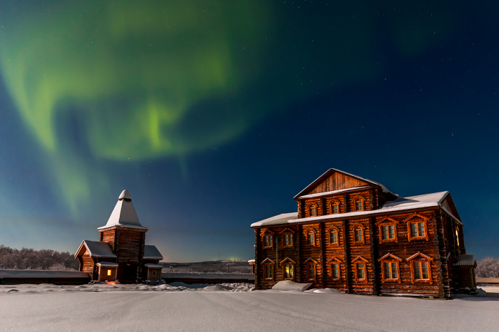 Красота северного сияния. Автор фотографии: Кирилл Уютнов. 30 самых интересных и удивительно красивых снимков от российских фотографов клуба Russian Photo Club