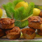 Лимонно-творожные кексы