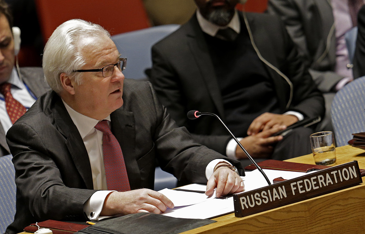 Постоянный представитель России при ООН Виталий Чуркин