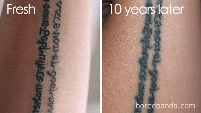 Aged Tattoo