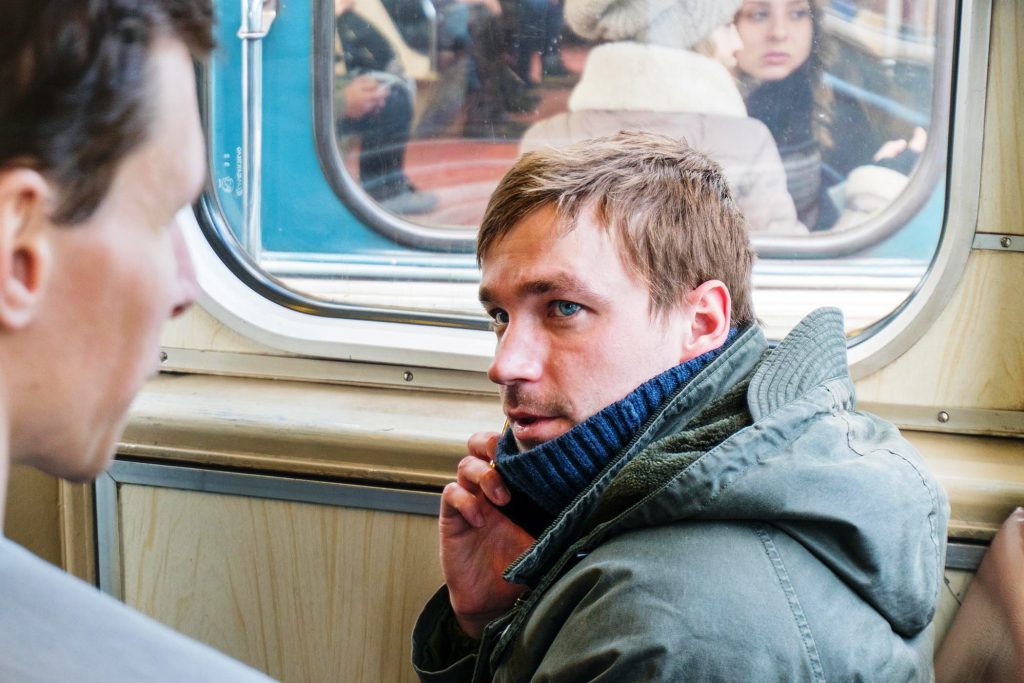 Фильм «Текст» снимали в метро с обычными пассажирами/Фото Вадима Тараканова и из архива съёмочной группы фильма «Текст» (ИА «Столица»)