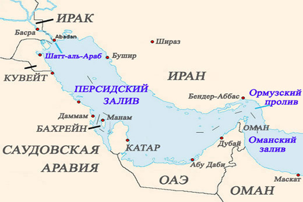 Важнейший стратегический Ормузский пролив