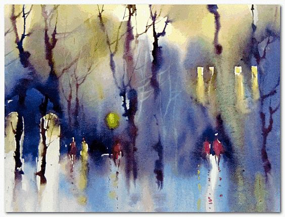 Viktoria Prischedko watercolors aquarelle: 