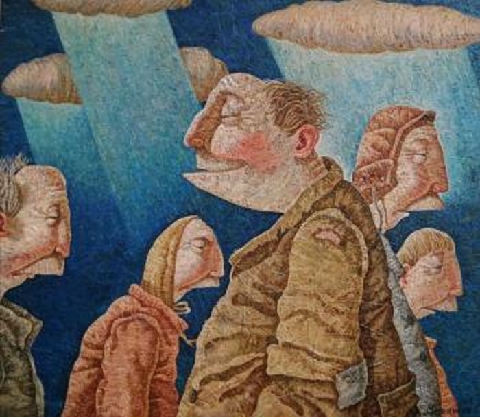 Человек дождя. Живопись от Меренкова Сергея. Неподражаемый почерк художника-философа Сергея Меренкова