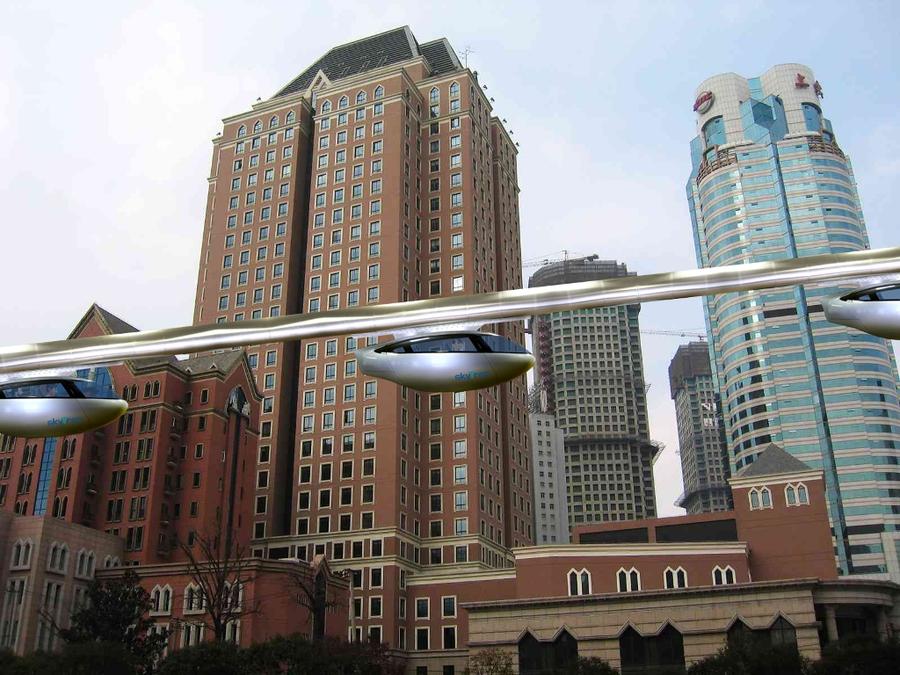 SkyTran — новый вид общественного транспорта будущего