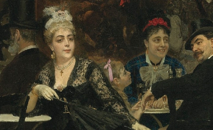 «Парижское кафе»: История скандальной картины Репина, которая побила рекорд аукционных торгов