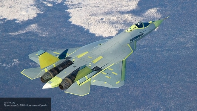 Новейший истребитель Су-57 совершил первый полет - СМИ Новейший истребитель Су-57 совершил первый полет - СМИ