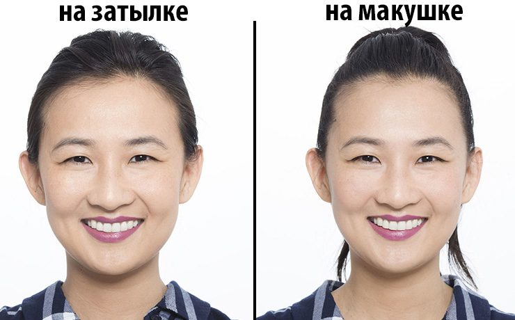 сделать лицо визуально фото