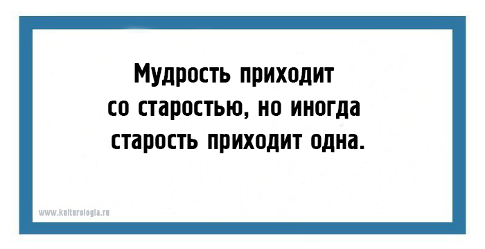 24 юмористических открытки с мудрыми жизненными наблюдениями