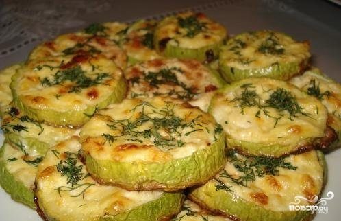 Кабачки с чесноком в духовке Кабачки с чесноком в духовке