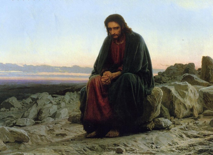 Художник Иван Крамской. Христос в пустыне. (1872). Художник Иван Крамской. Христос в пустыне. (1872).