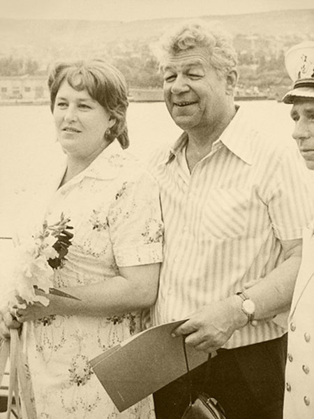 Нонна Мордюкова на съёмках "Бриллиантовой руки". 1968 год