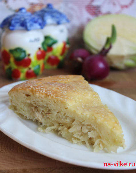 Пирог с капустой