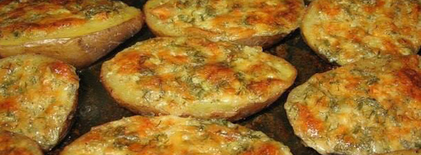 Вкусный чесночный картофель и котлеты к нему. Просто и быстро