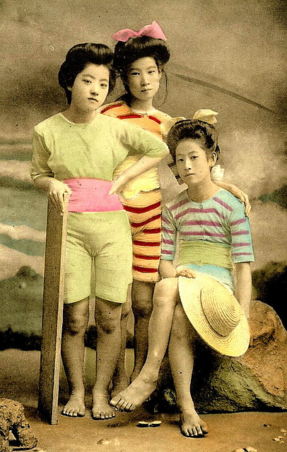 Гейши на раритетных фотографиях начала XX века (14 фото) Японские гейши