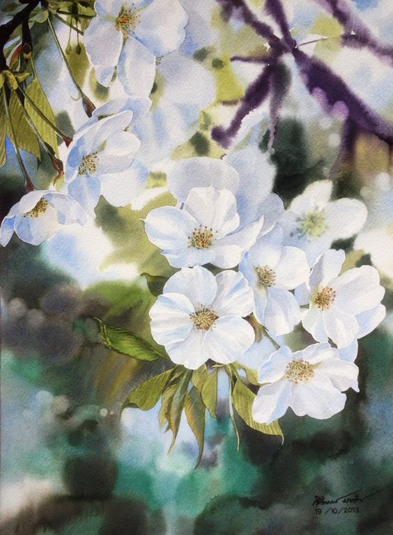 Flowers painting: 