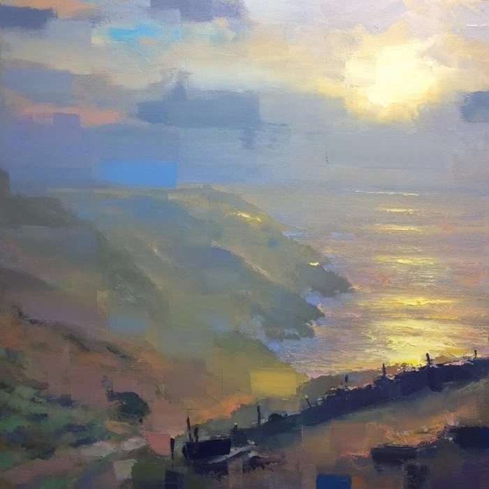 Evening on Cape Cornwall (700x700, 416Kb)