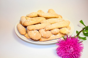 Фото к рецепту: Печенье Савоярди . Вкусный рецепт и легкое приготовление Фото к рецепту: Печенье Савоярди . Вкусный рецепт и легкое приготовление