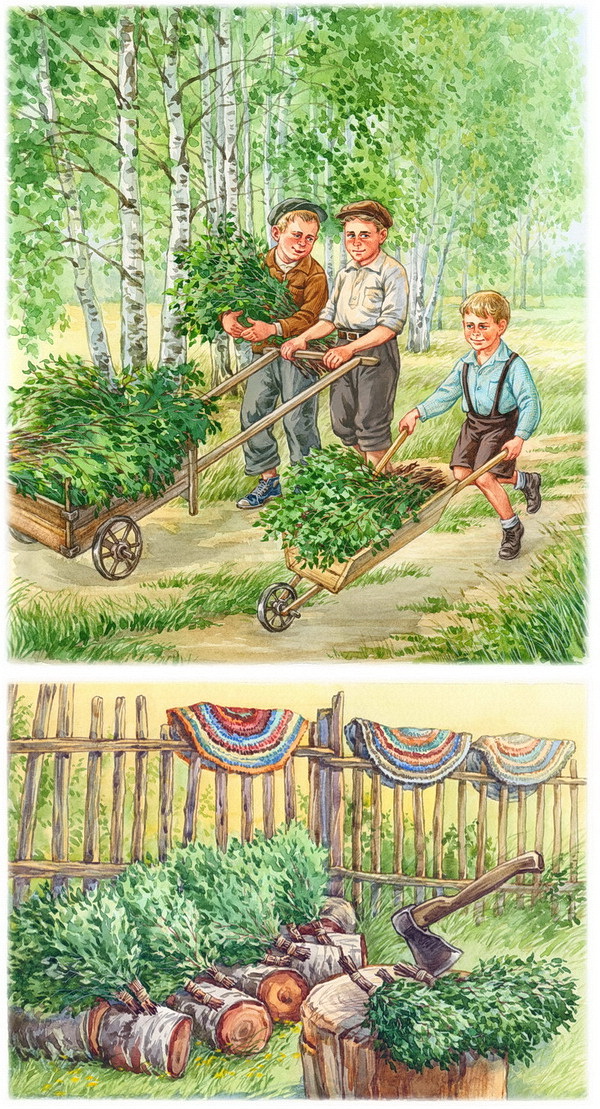 Иллюстрации к повести В.Крупина1