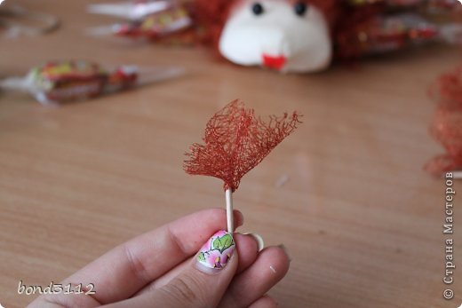 Мастер-класс Свит-дизайн День рождения Ёжик из конфет МК фото 4