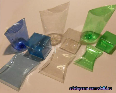 Идея: Коробочки для подарков из пластиковых бутылок своими руками