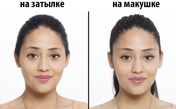 как сделать лицо визуально меньше