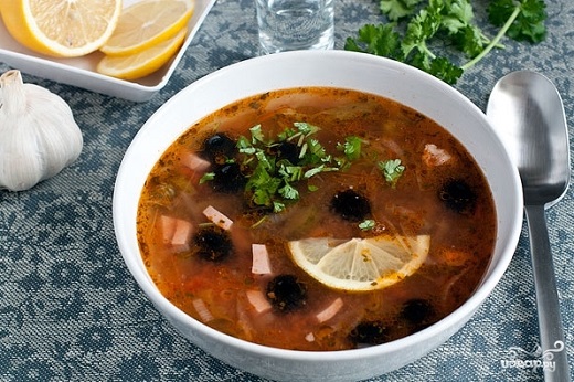 Рецепт суп солянки мясной сборной классический пошаговый рецепт с