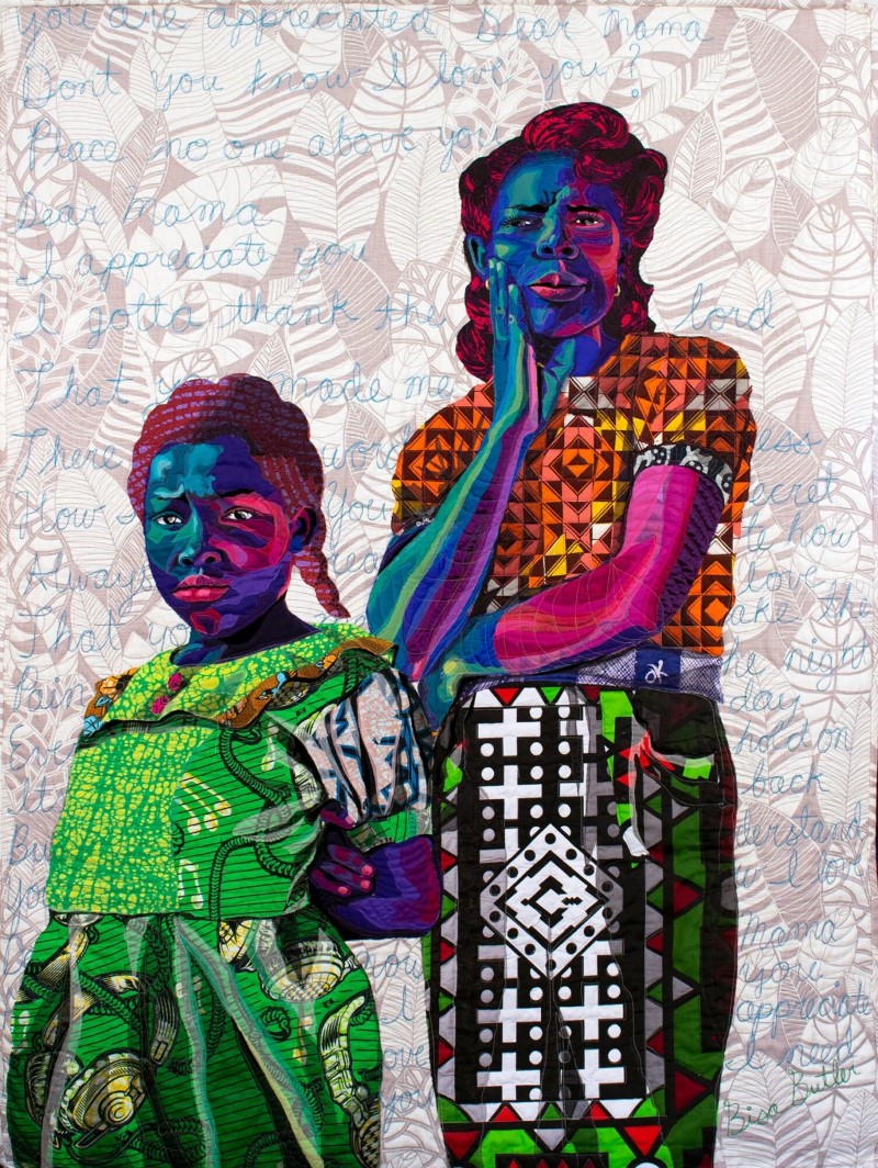 Художник из Бруклина. Bisa Butler 5 Dear Mama. Bisa Butler