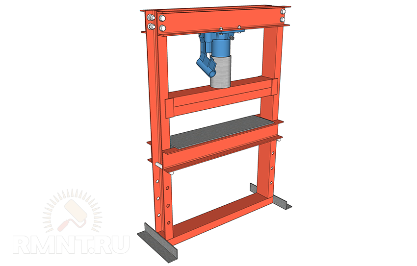 Самодельный пресс из домкрата своими руками