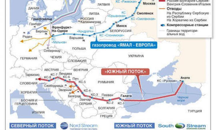 Карта газопровода через украину в европу 2022