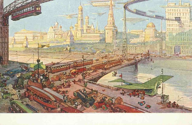 Москва будущего из 1914 года