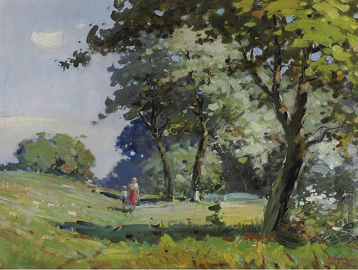 Пейзаж. (1932 год). Автор: Василий Сварог. Пейзаж. (1932 год). Автор: Василий Сварог.