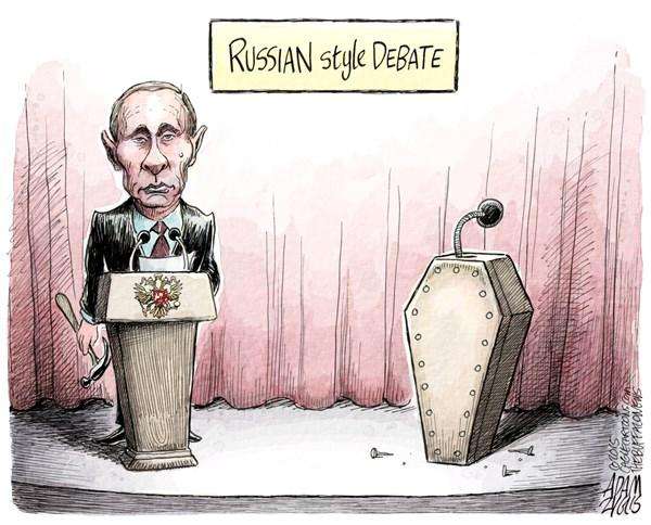33 карикатуры показывающие, как в других странах смеются над нынешней Россией