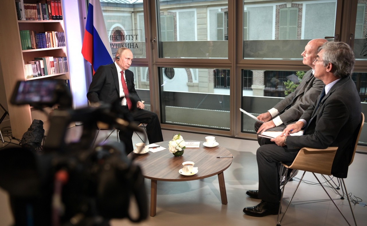 Интервью французской газете Le Figaro.