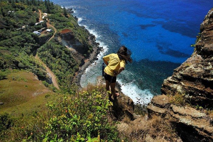 остров, океан, люди