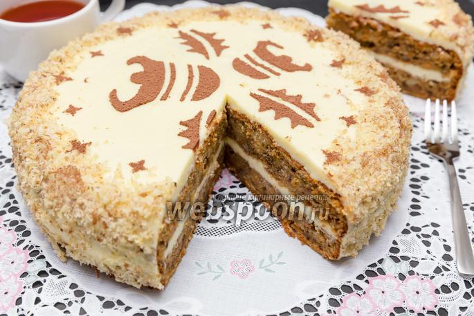 Фото Пряный морковный пирог