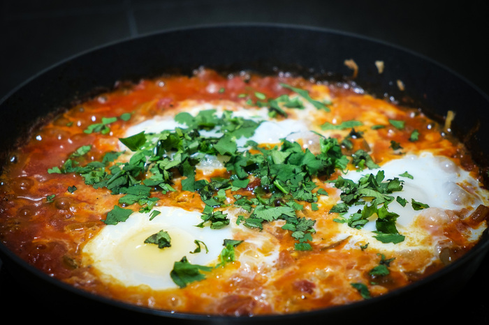 Ленивая Кухня. Шакшука. Еврейский завтрак. длиннопост, ленивая кухня, шакшука, яйца, вегетарианство, рецепт