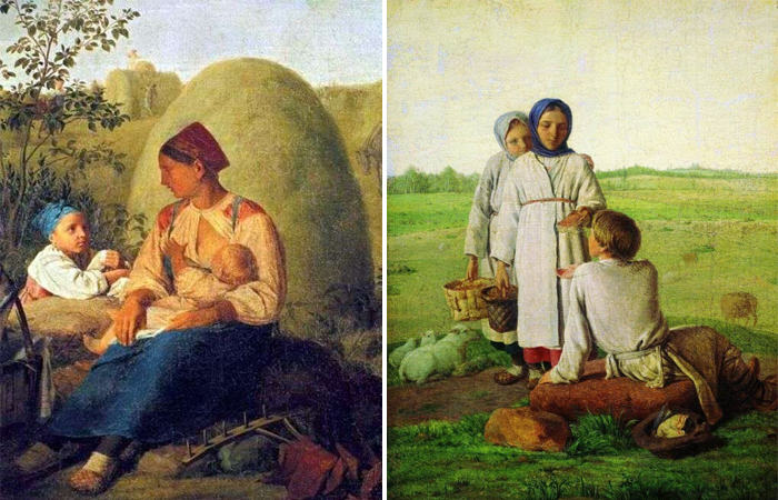 Сенокос / Крестьянские дети в поле Как создавался поэтический образ крестьянской России XIX века: Секрет оглушительного успеха художника Венецианова
