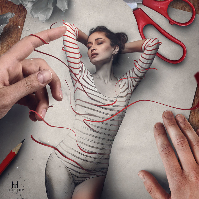 Красные ленты. Автор: Tullius Heuer. Красные ленты. Автор: Tullius Heuer.