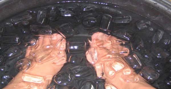 ванночка со льдом