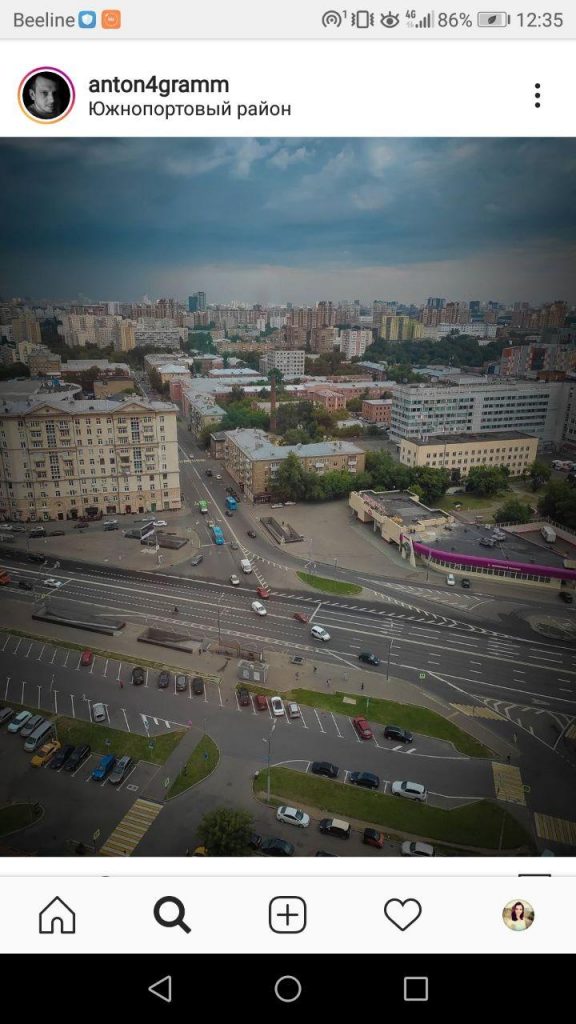 Фото дня: Волгоградский проспект с высоты