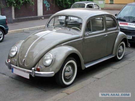 Авто-факт: в первых Volkswagen "Жук" омыватель работал от воздуха запаски
