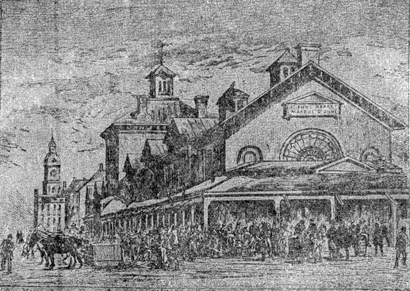 St. Anne’s Market, which for a decade hosted the Province of Canada’s first unified parliament, was one of the first public structures in North America with an enclosed sewer system.
