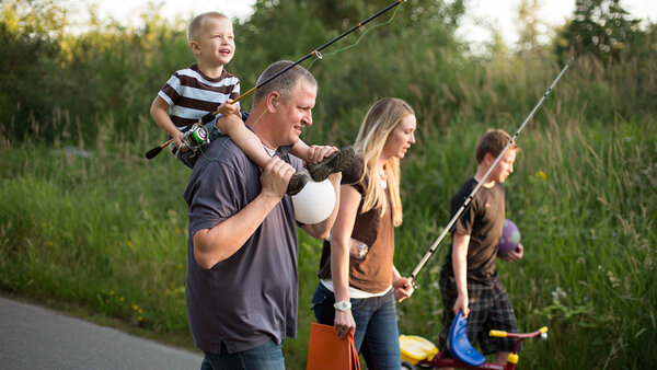 Рыбалка - это отдых и удовольствие для всей семьи