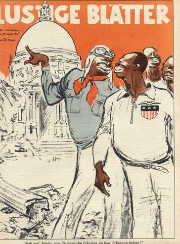 Нацистские карикатуры времен Второй мировой