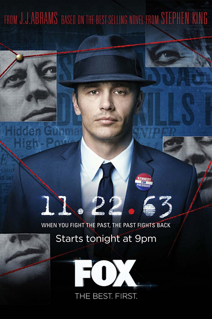 Джеймс Франко на постере сериала "11.22.63" Джеймс Франко на постере сериала "11.22.63"