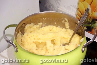 Открытые пирожки калитки с картошкой, Шаг 04